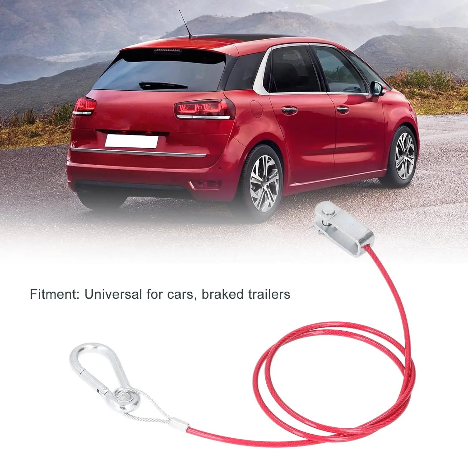 

Усиленная конструкция с пружинными крюками для надежного крепления: цепь безопасности для прицепов, лодок и кемперов