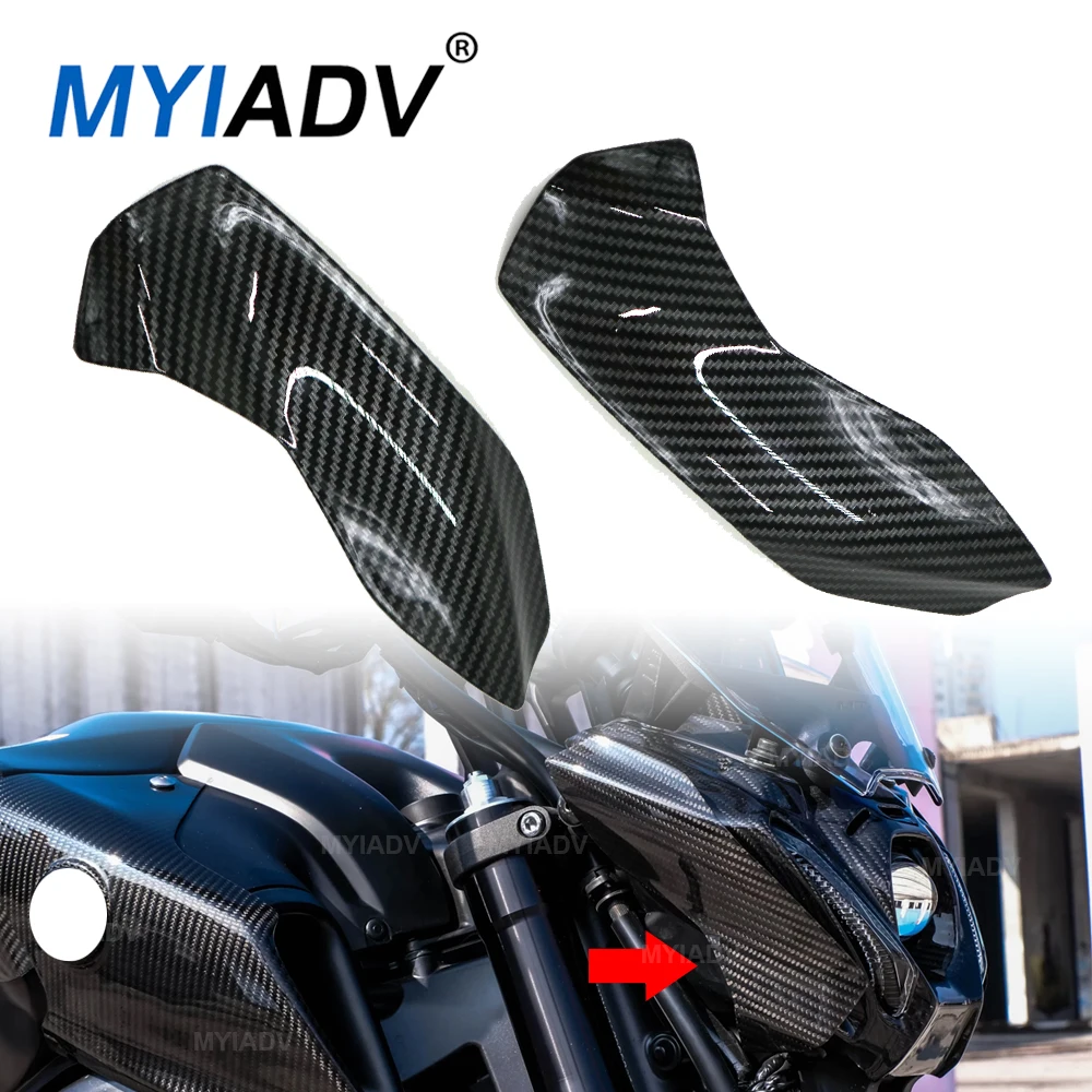 

For Yamaha MT-09 MT09 MT 09 SP 2021-2024 Motorcycle Headlight Side Fairing Frame Trim Fairing Cowl Protector Cover Accessories