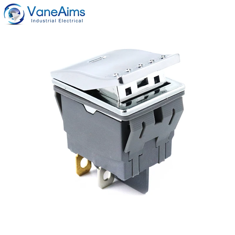 28x22mm Square Rocker Toggle Switch 15A High Current 3v 6v 12v 24v 220v LED Light Marine Push Button Switch On Off with Fixation