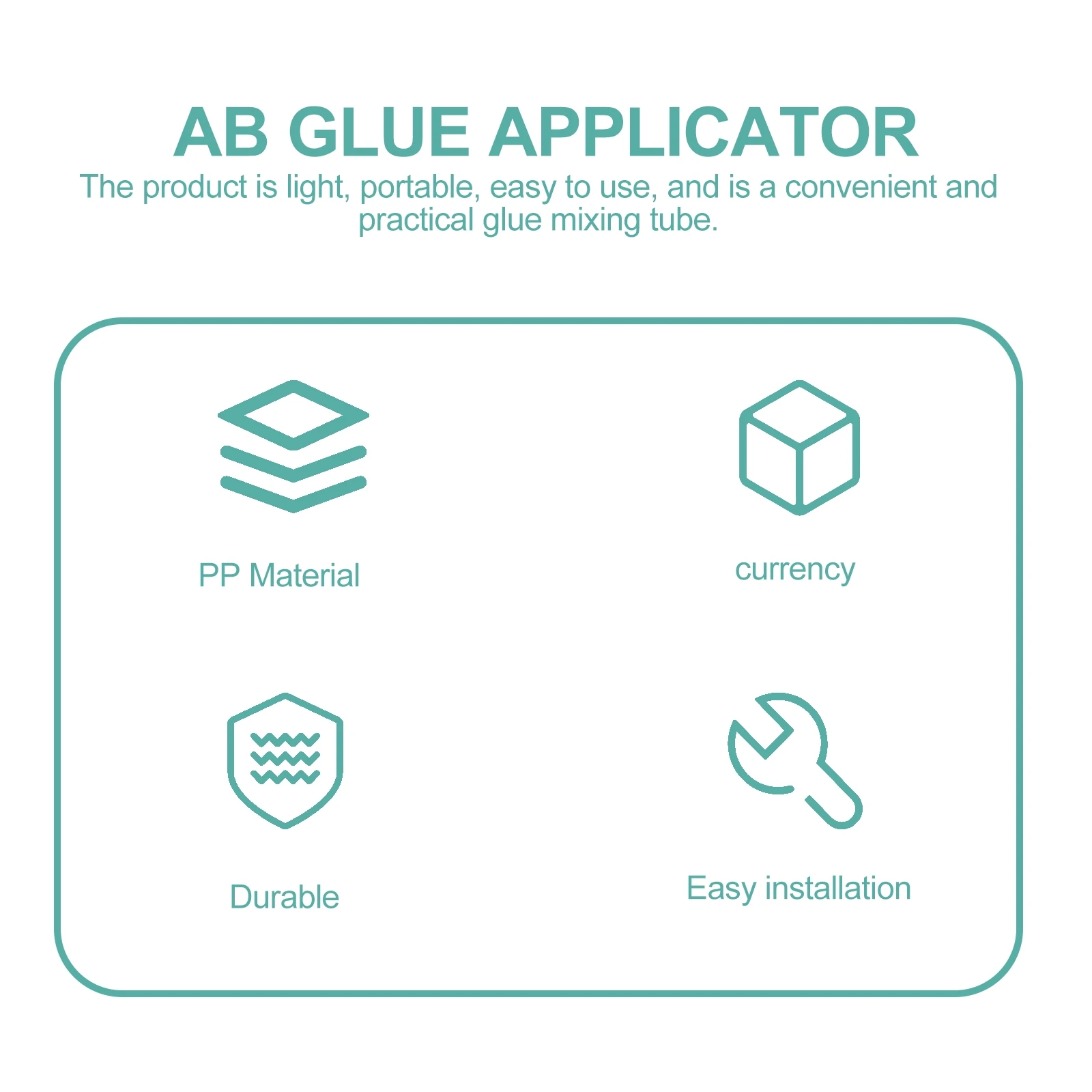 

50pcs Mixing Nozzle Tube For Ab Glue Epoxy Resin Static Mixer Lightweight Portable Diy Tool Filling Applicator Dispenser