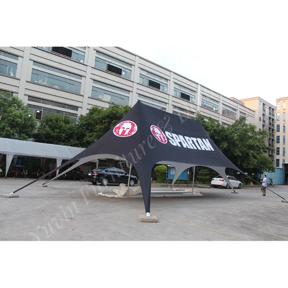 Custom Large Double Top Spider Event Tent Camping Beach Star Spider Tent for Outdoor Display