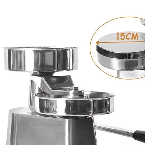 Manual burger Patty Making Machine 304 Stainless Steel One Time Stamping