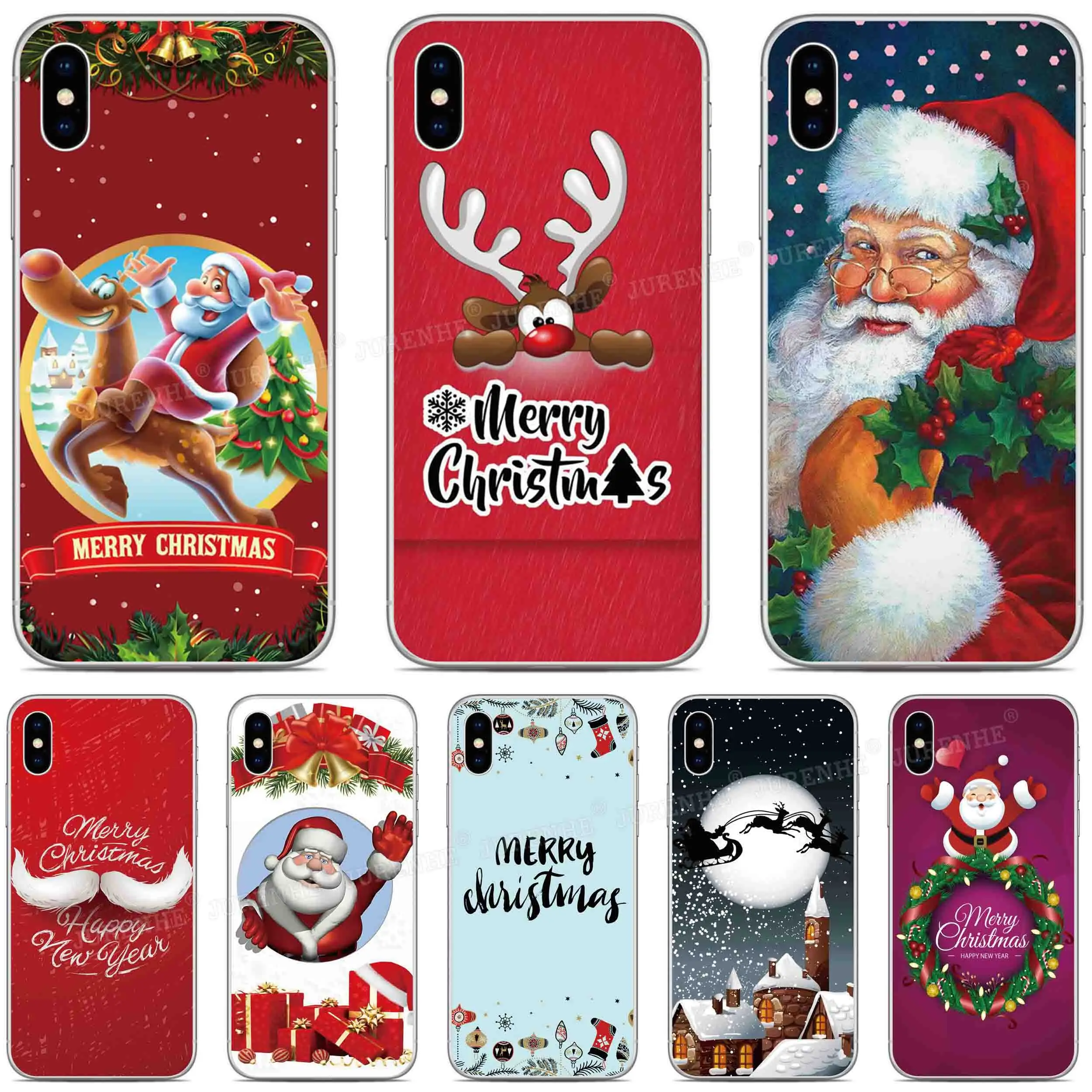 Merry Christmas Cover For TCL 505 502 501 50 XE 10 20 Pro 30 SE 40 XL LE 4G Nxtpaper 5G K11 403 306 305 405 406s 408 Phone Case