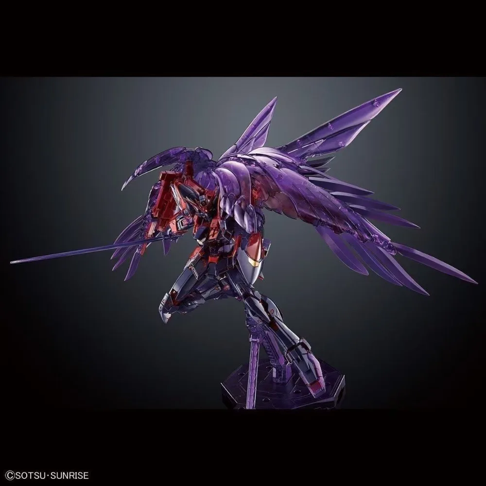 재고 있음 정품 반다이 모델 키트 MG 1/100 윙 건담 제로 에피온 EW 조립 애니메이션 액션 피규어 모델 장난감 컬렉션 선물
