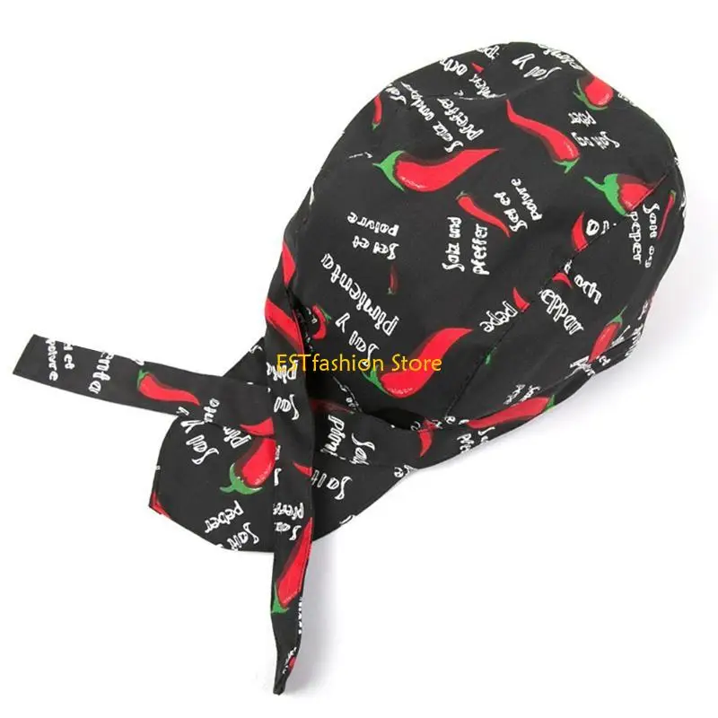 

Y5gc colourfull pirates Chef Cap Cap Skull Cap Professional Catering Различные шляпы шеф -повара
