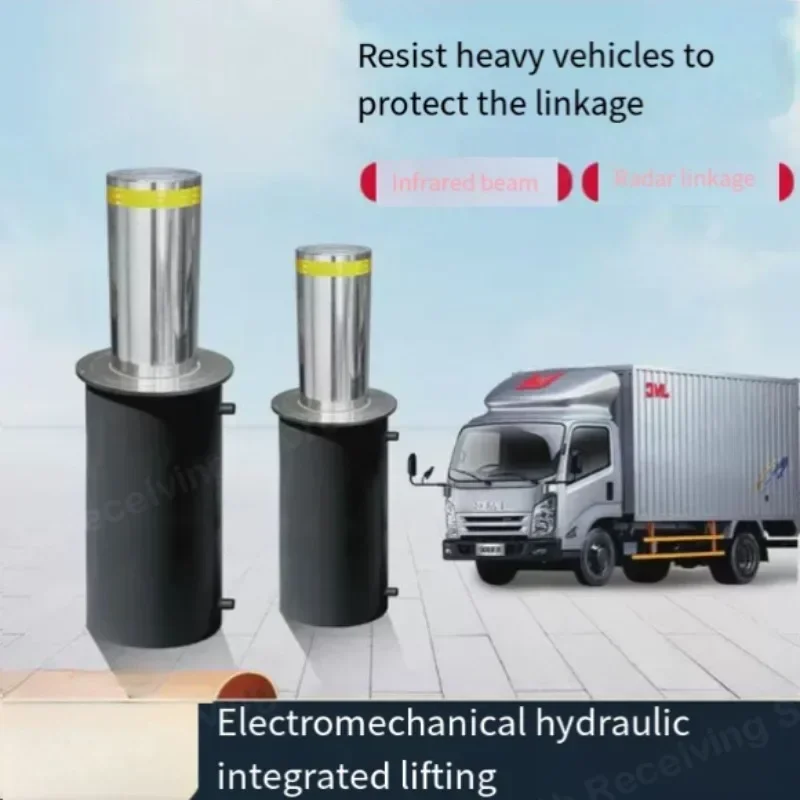 Road Barrier Led Hydraulic Bollard Parking Security System