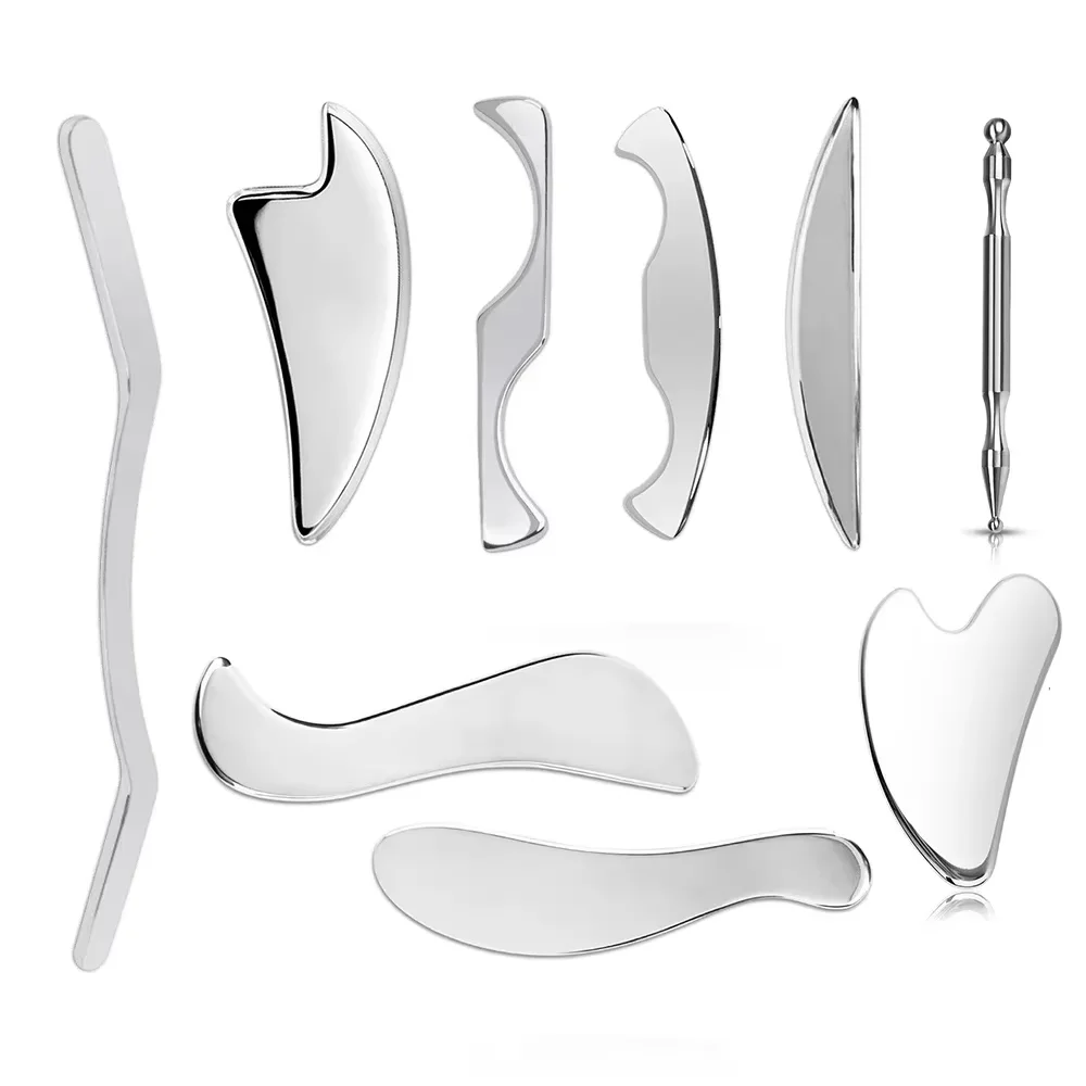 

Fascial Tissue Gua Sha Tools Manual Muscles Massager Fibers Release Scraper Sports Fitness Muscle Relaxation Scraping Knife