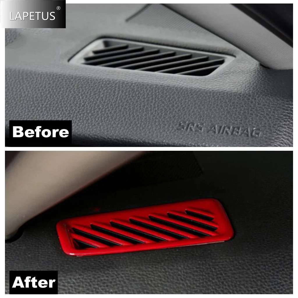 ABS Carbon Fiber Style Air Conditioner Vent Outlet decorative Cover Trim For Toyota RAV4 RAV 4 XA50 2019 - 2023 Car Accessories