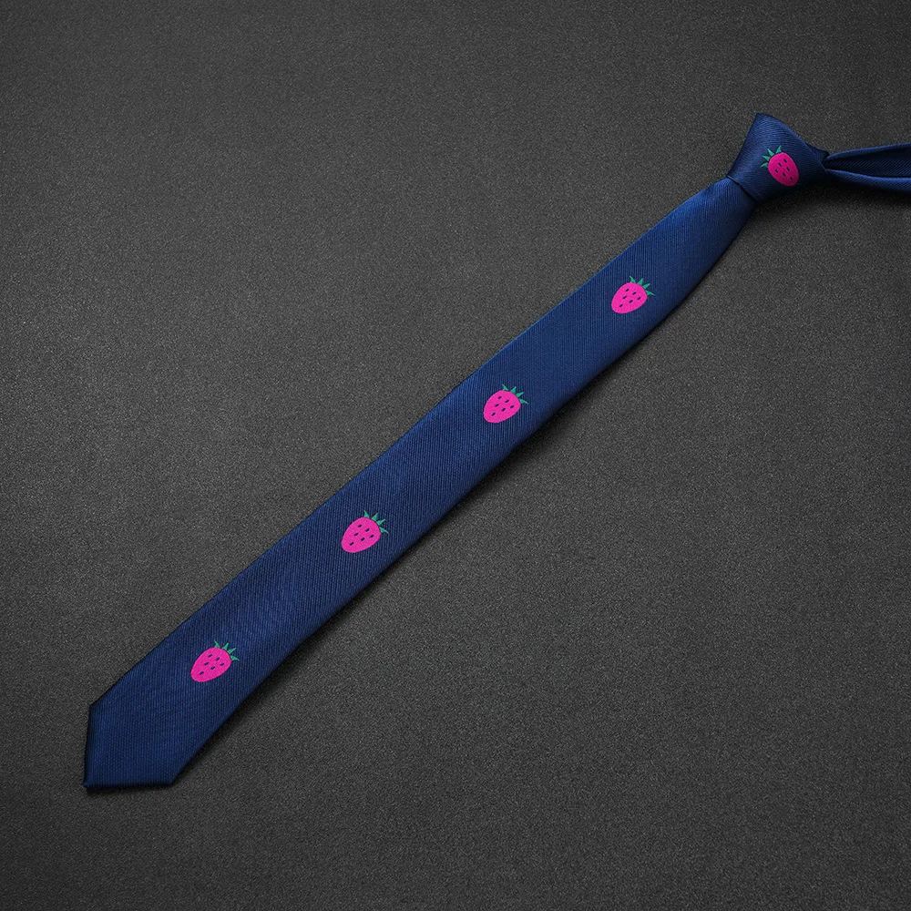 Anime JoJo\'s Bizarre Adventure Fugo Pannacotta Kira Neck Tie Small Strawberry Adult Cosplay Accessory Costumes Props Halloween