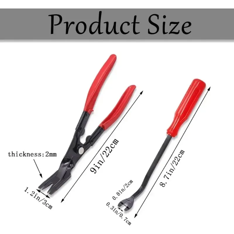 Professional Car Headlight Repair Pliers Interior Clip Rubber Buckle Driver Lampshade Removal Modification Installation Tools