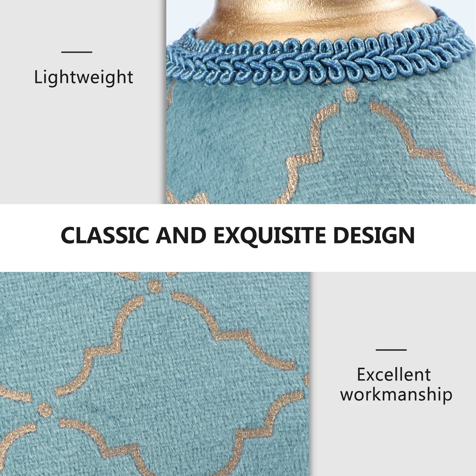 Necklace Showcase Stand Jewelry Holder Elegant Necklace Rack Organizer for Desktop Display Decorative Home Jewelry Storage