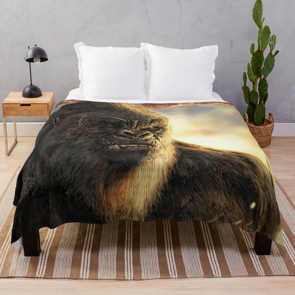 

King Kong Throw Blanket Versatile Cozy Throw Blanket for All Occasions