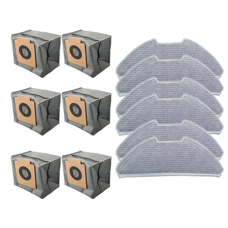 

A67P-For Eufy X8 Pro Robot Vacuum Replacement Mop Pads Dust Bags Spare Parts Accessories