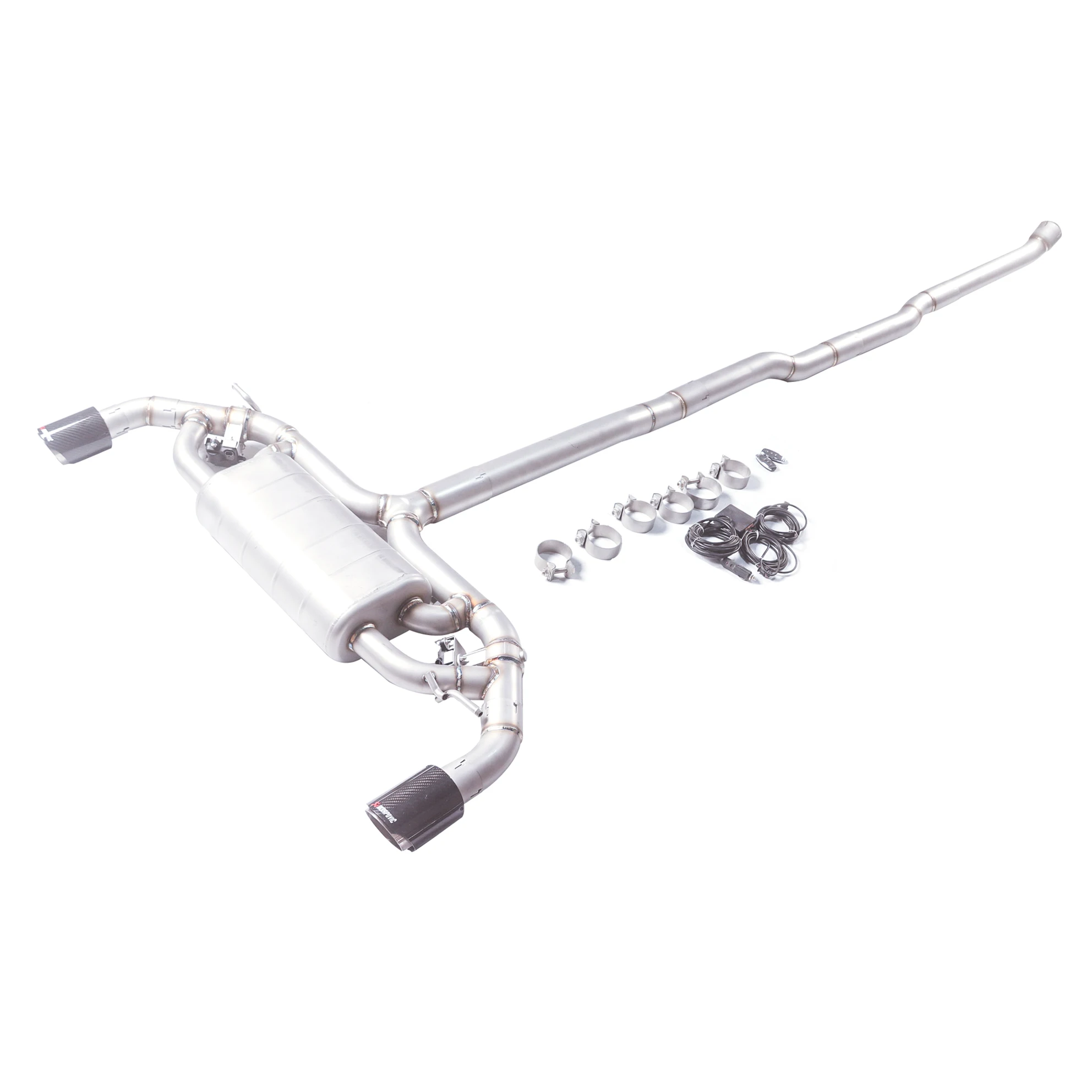 

[Custom product] Suitable for BMW 128ti F40 catback exhaust muffler, 304 stainless steel made electric valve exhaust system