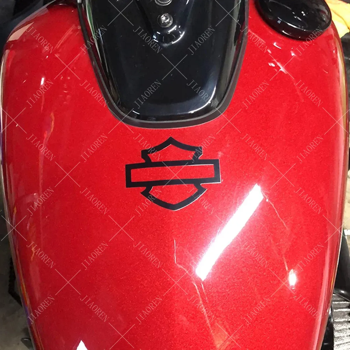 Adesivo per moto da 2 pollici Adesivo per auto Moto Decalcomania in vinile Logo Bar e design dello scudo # 1 pz