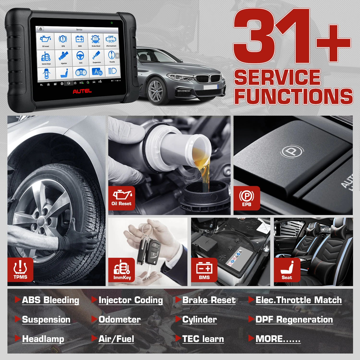 Official Manufacturer Autel Vehicle Diagnostic Tools Wireless Obd2 Autel Maxicom Mk808bt Mp808bt Car Scanner Diagnostic Tool