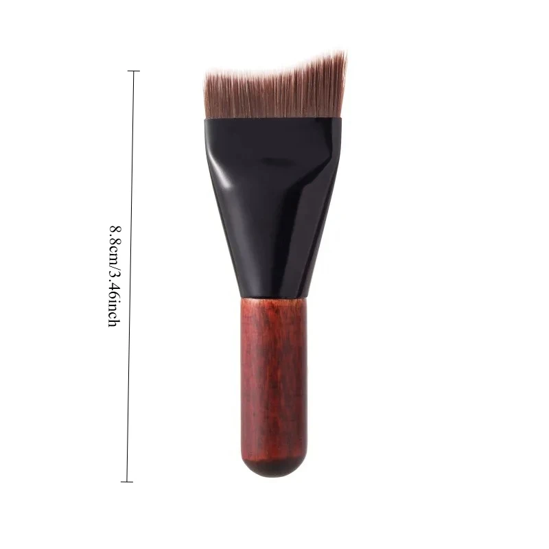 ミニメイクブラシ跡が残らないポータブルミニスロットヘッドファンデーションメイクアップブラシパウダーフリーメイクアップツール