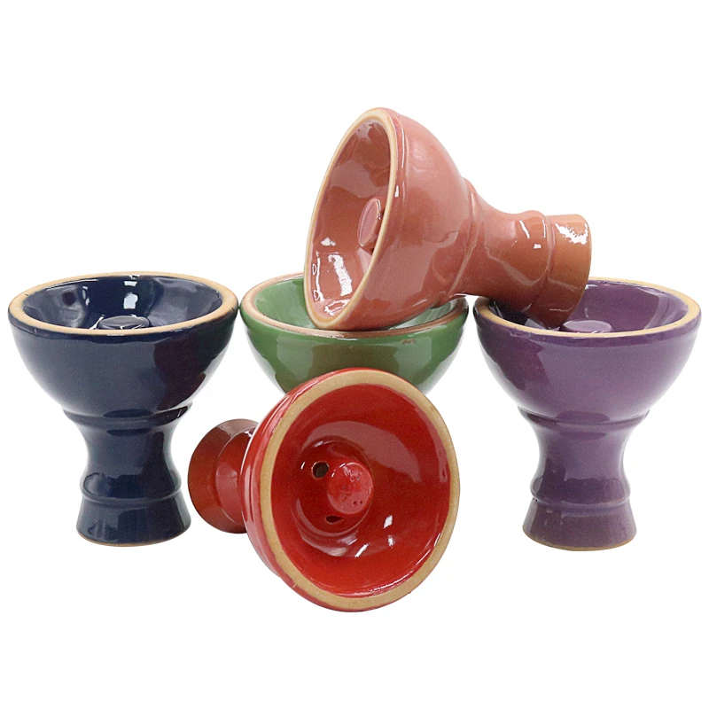 Ceramic Hookah Bowls Small Shisha Tobacco Bowl Chicha Narguile Cachimbas Water Pipe Smoking Accessories