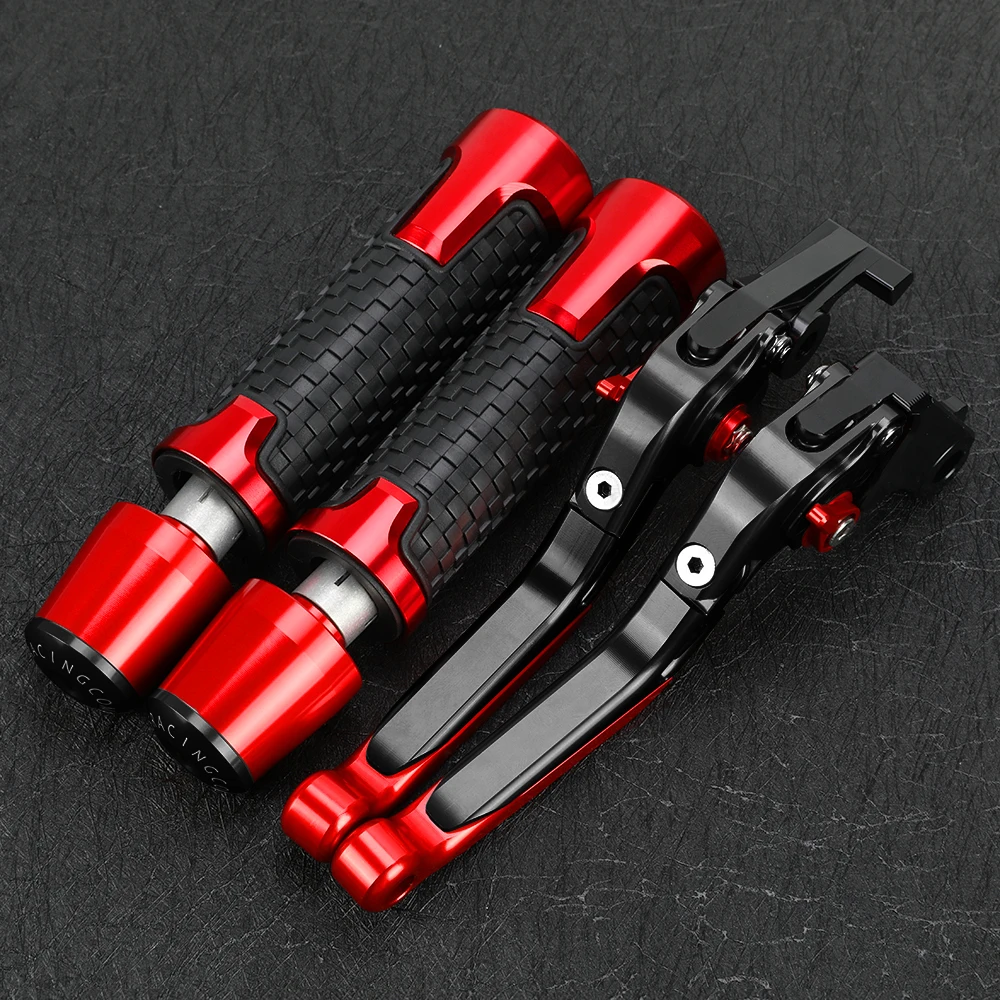 

821 MONSTER DaRk Motorcycle CNC Brake Clutch Levers Handlebar Hand Grips Ends For DUCATI MONSTER M1100 2009 2010 2011 2012 2013