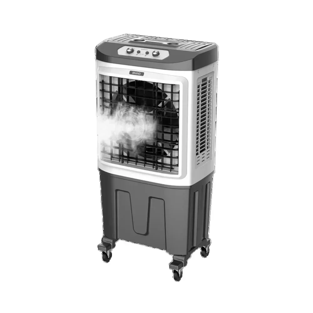 

Industrial Electric Water-air Cooler Mobile air Cooler. Air Cooler with Atomizer