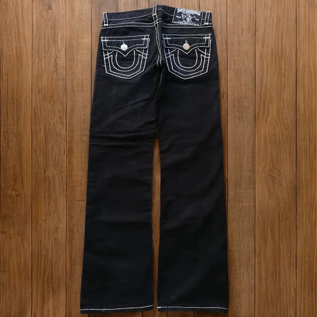 

American Vintage 2000s Embroidery Buddha Baggy Jeans Men Women High Street Gothic Harajuku Streetwear Jean Wide Leg Pants