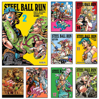 Japanese Anime Steel Ball Run Poster Print Gyro Zeppeli JoJo's Bizarre Adventure Poster Comics Wall Art Canvas Painting Decor