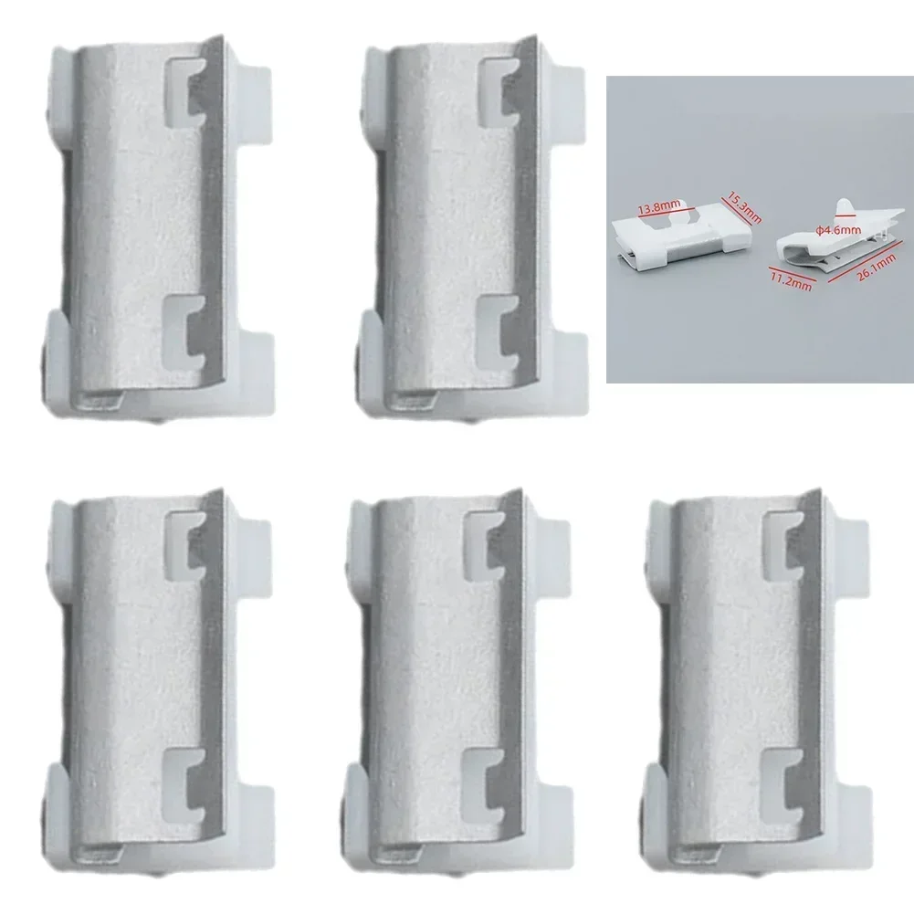 5pcs/set Car Windshield Molding Clips Left Or Right Plastic Clamps 51318125892 For BMW E38 Windscreen Molding Clips