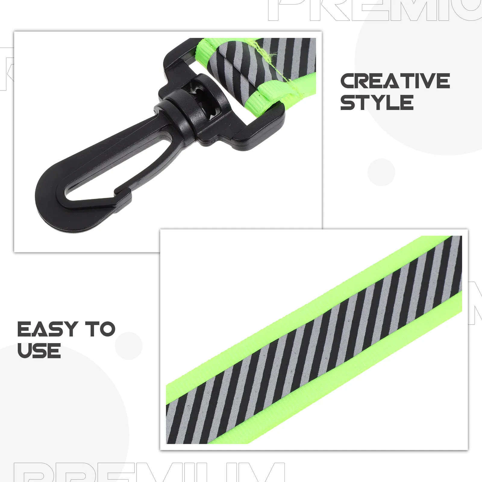

8Pcs Reflective Keychains Double Sided Safety Reflector for Backpack Leash Running High Visibility Reflective Tags Outdoor