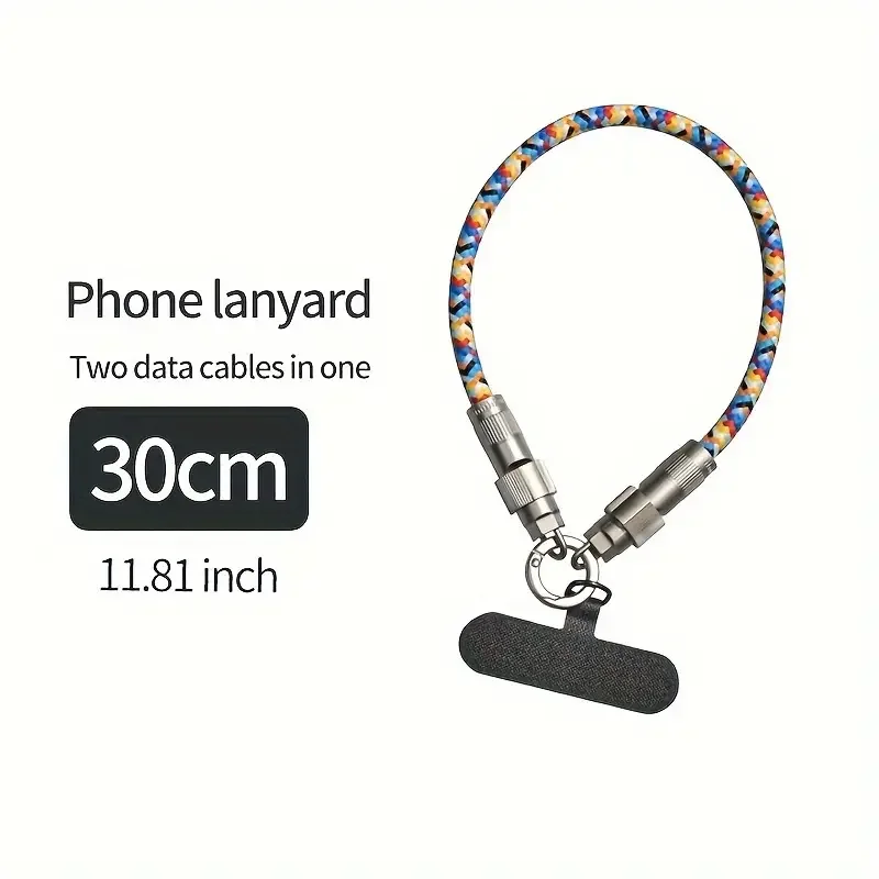

Gopala Bracelet USB C Travel Charger Short Type C Fast Charging Data Cable 0.9ft Outdoor Phone Charging Cord for iPhone 16/15