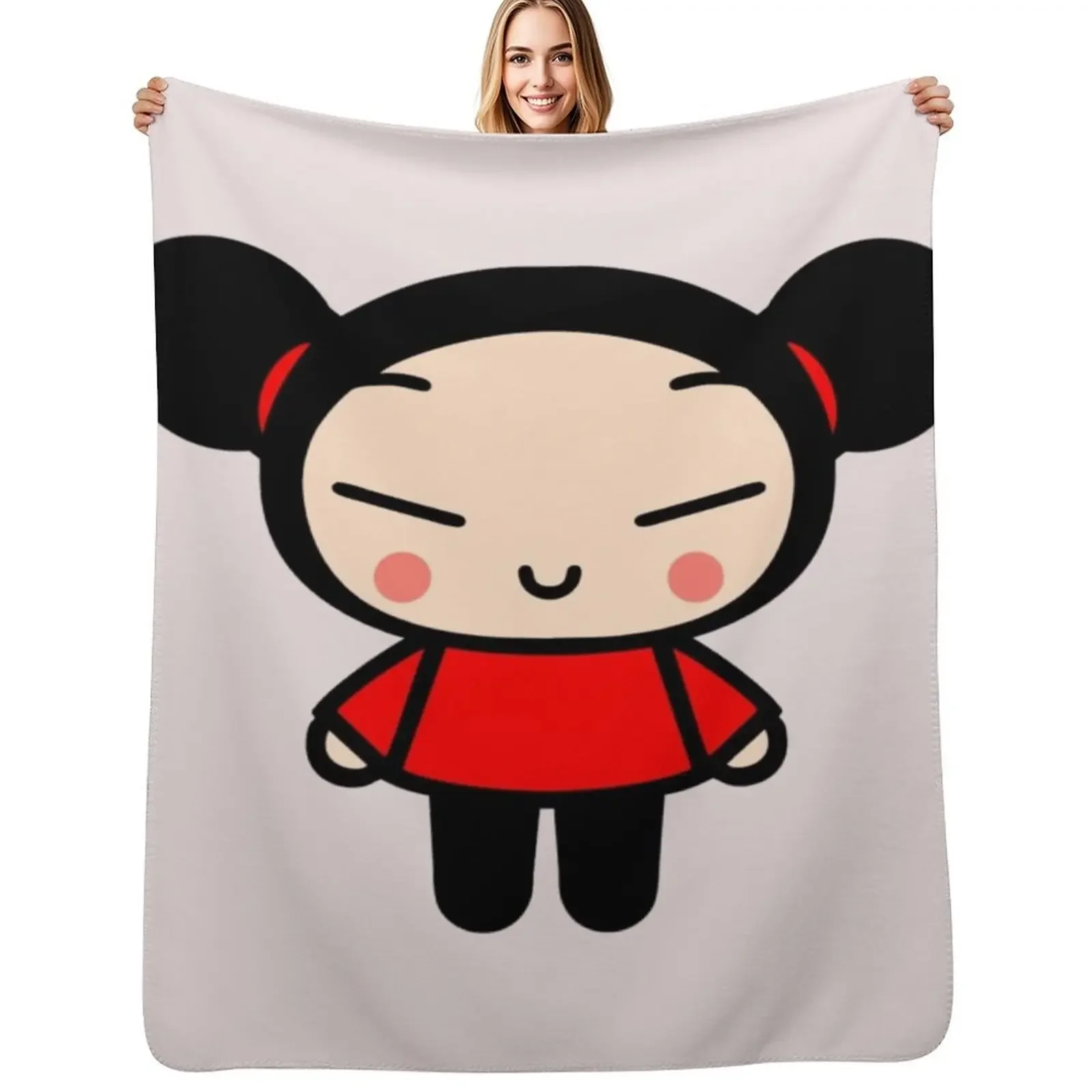 

Love Pukka Throw Blanket Cute Hairy for winter Blanket