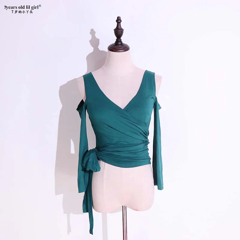 Belly Dance Top Wrap Yoga Wear for Women Modal Tribal Fusion Fitness And Dance Wear GCC21