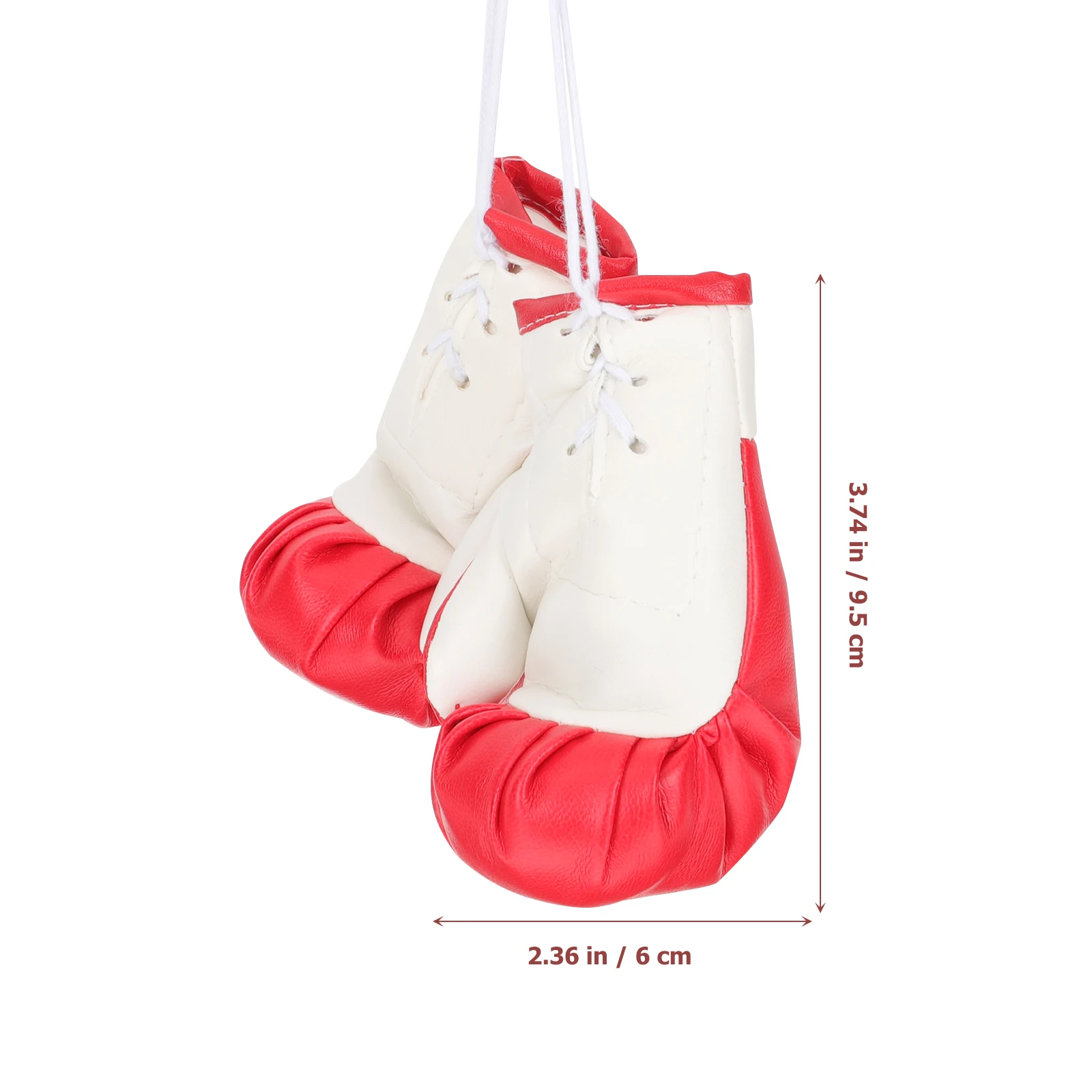 

Mini Boxing Gloves PVC Christmas Decorations 2 Pairs Vibrant Colors Red Pink Tiny Punching naments Room Tree