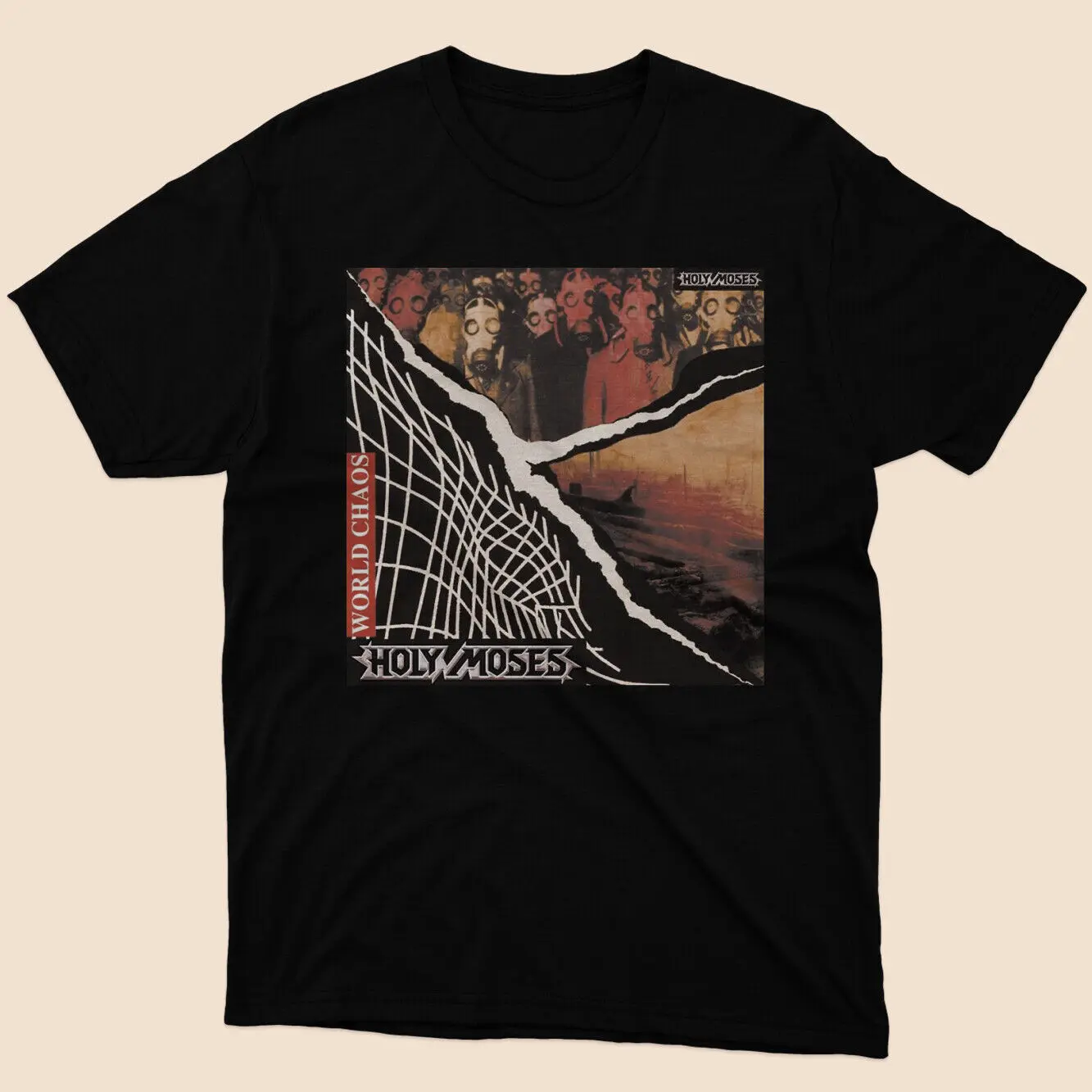 Футболка с изображением священного Моисея-мировой хаоса, черный цвет, размеры от S до 5xl
