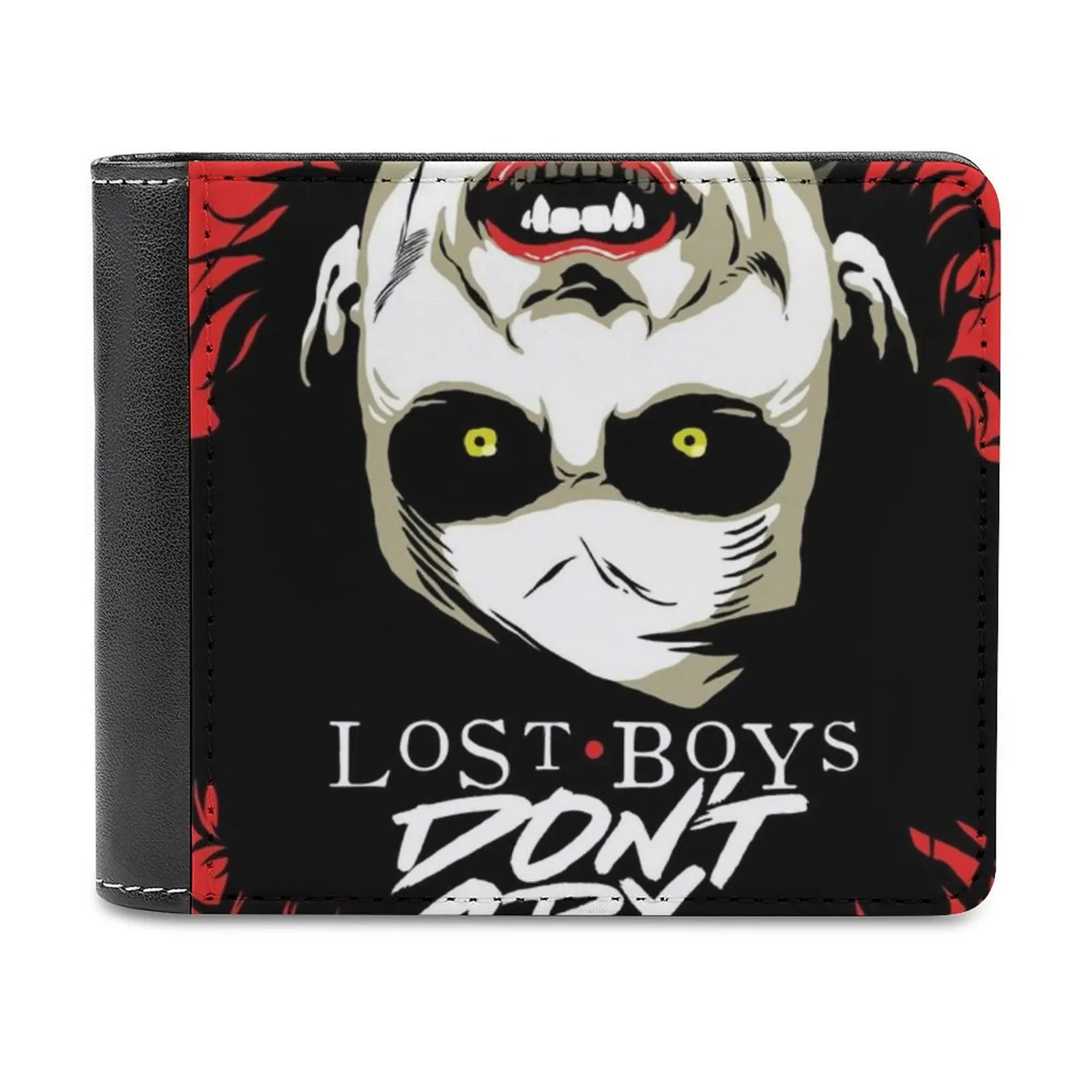 

Cry Boys Men's Wallet Purses Wallets New Design Dollar Price Top Men Leather Wallet Goth Gothic Horror Terror Personalized