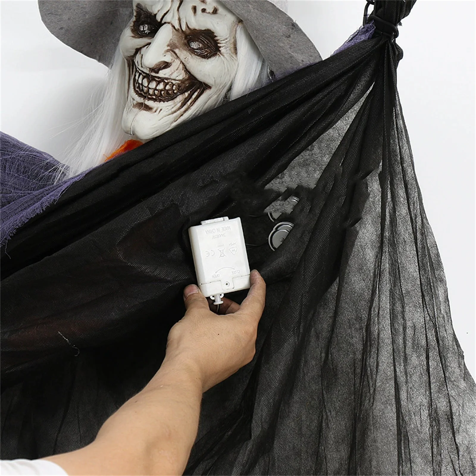 لجميع القديسين توهج كبير الساحرة الديكور الدعائم عطلة حفلة منزل مسكون جو لوازم قلادة باب المنزل