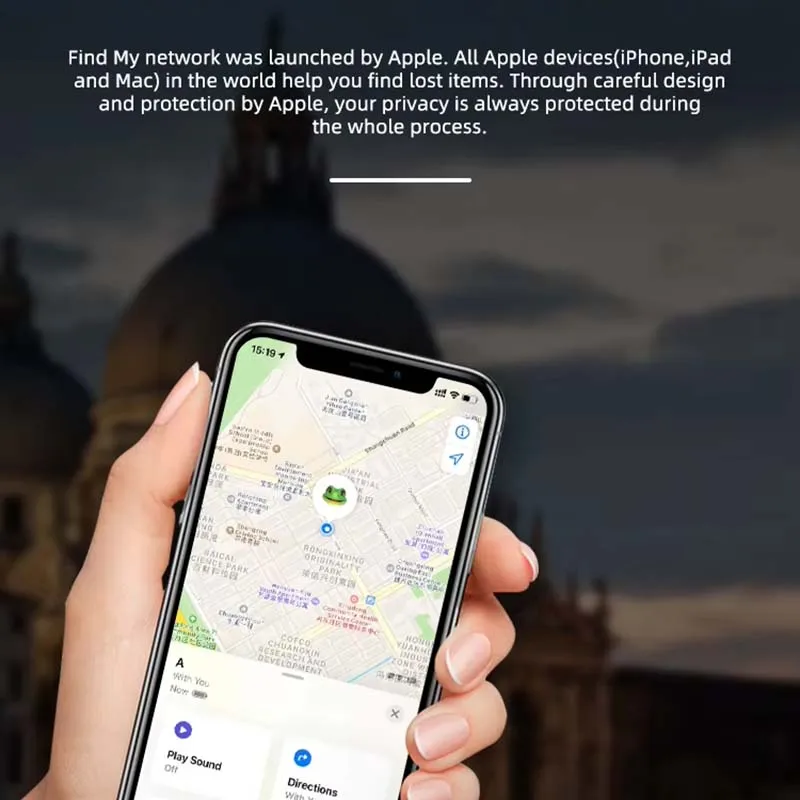 XIAOMI Airtag pelacak GPS Bluetooth Cerdas, bekerja dengan Apple Find My APP ITag Air Tag Tracker Locator kunci hewan untuk IOS