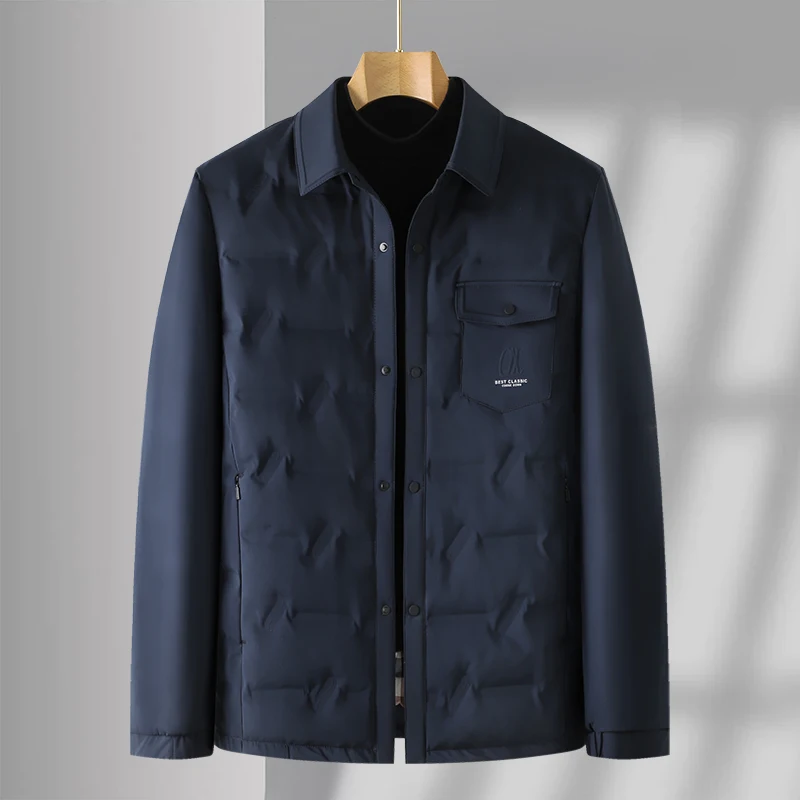 

2024 new arrival winter jacket 90% white duck down jackets men,mens fashion thicken warm parkas high quality coat size M-4XL