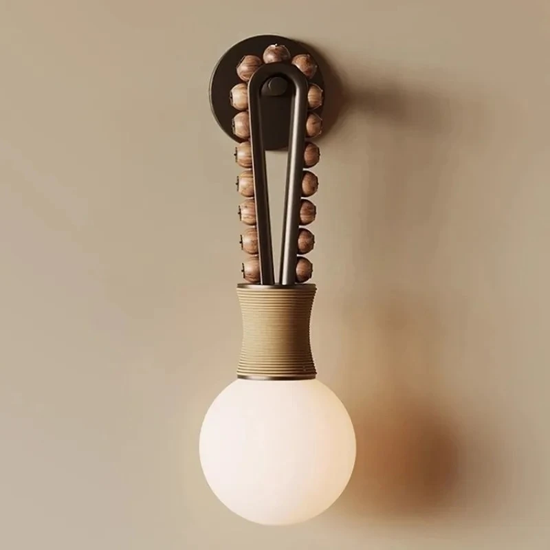 wall lamp simple guest room corridor living room study designer medieval marble wall lamp