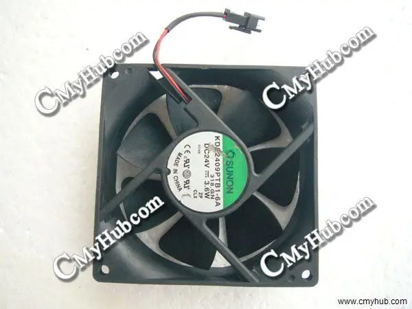 For SUNON KDE2409PTB1 6A 318.GN DC24V 3.6W 9225 9CM 92mm 92X92X25mm Cooling Fan KDE2409PTB1-6A  6A 318.GN