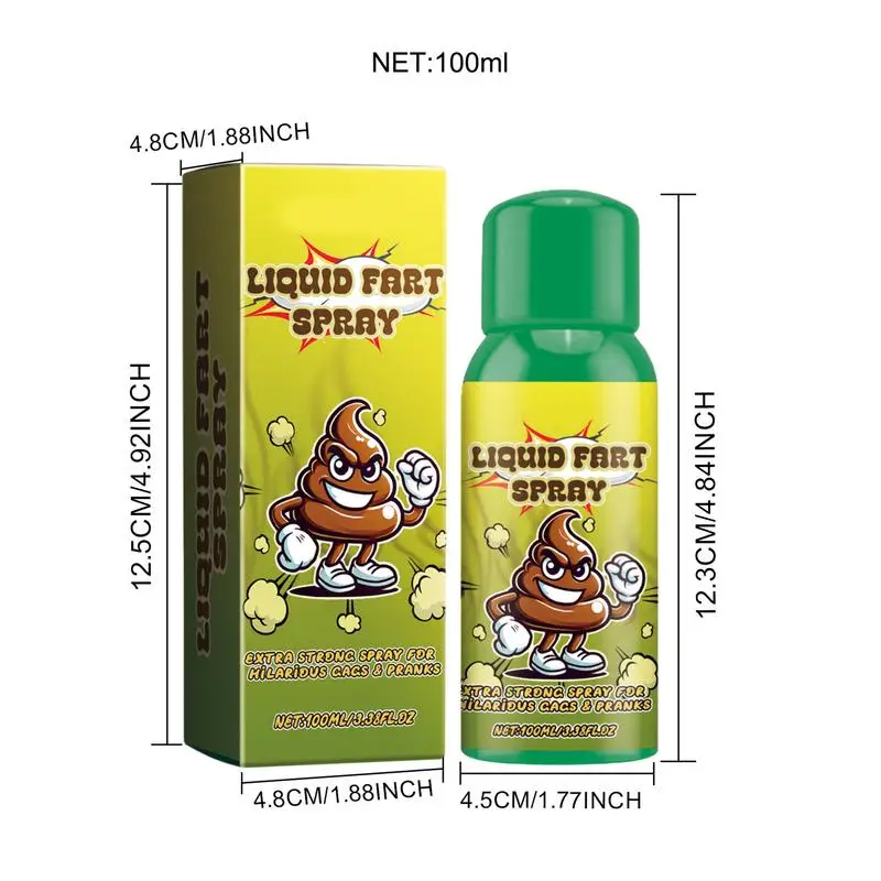 Wet Farts Liquid Fart Prank Joke Spray Can Fart Prank Pooter Stink Bottle Extra Stink Spray Fake Poop Smelling Prank Stuff