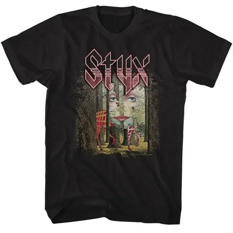 Styx The Grand Illusion Black Adult T Shirt