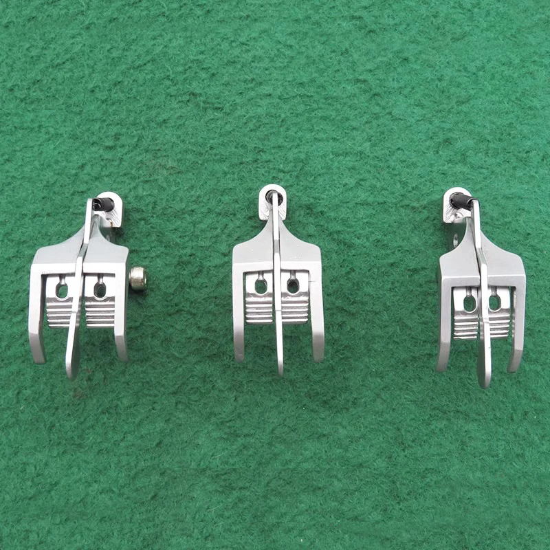 1246 Spring Type Center Guide Presser Foot for Double Needle Walking Foot Sewing Machine DURKOPP ADLER/PFAFF Sewing Machine Part