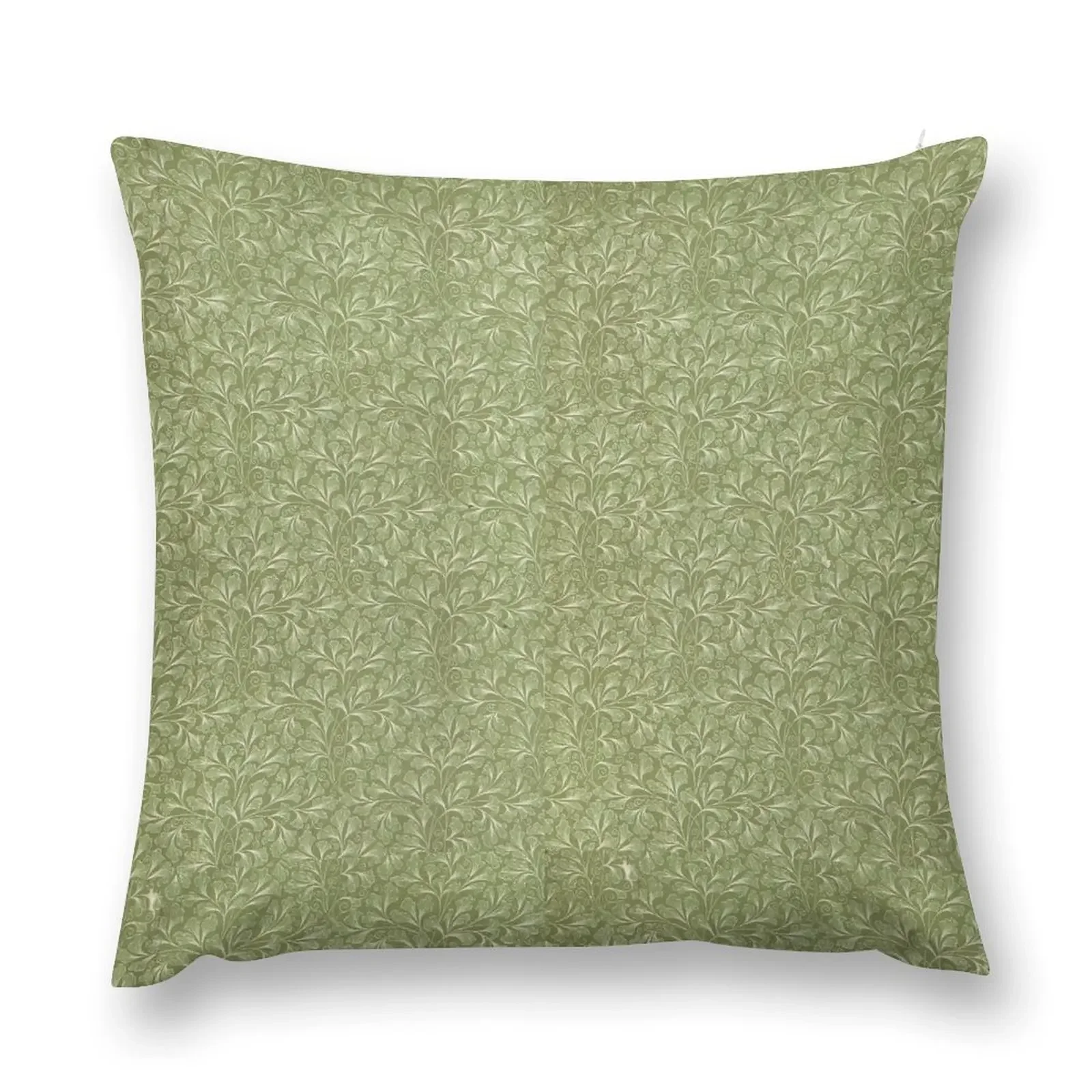 

Moss Green Floret Pattern Throw Pillow Christmas Throw Pillows Covers Cushion Child anime girl luxury home accessories pillow