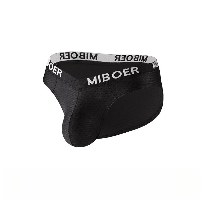 Men's Panties V-Shaped Low Waist Large U Convex Pouch Underwear Thin Breathable Sexy Youth Briefs Bikini Slip Homme calzoncillos