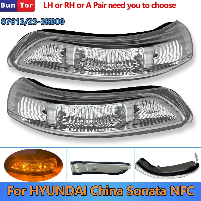 

Outside Mirror Signal LED Lamp For HYUNDAI SONATA China NFC#87613-3K000 87623-3K000 Wing Mirror Turn Signal Lamp