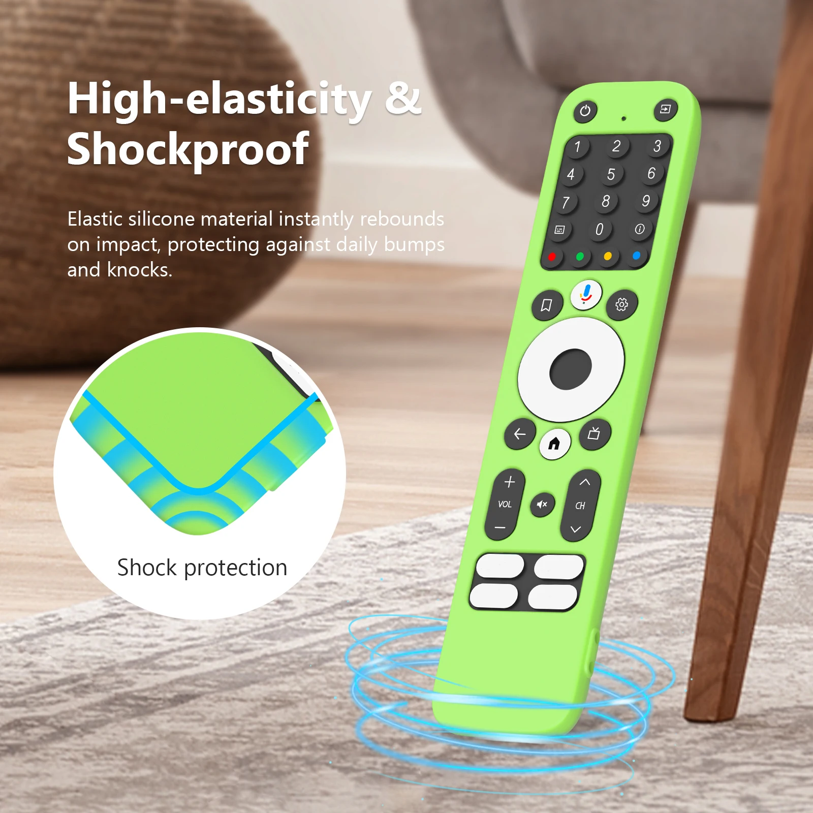 

Soft Silicone Case Housing for Homatics Box R 4K Remote Control NonSlip Texture Shell Protective Covers