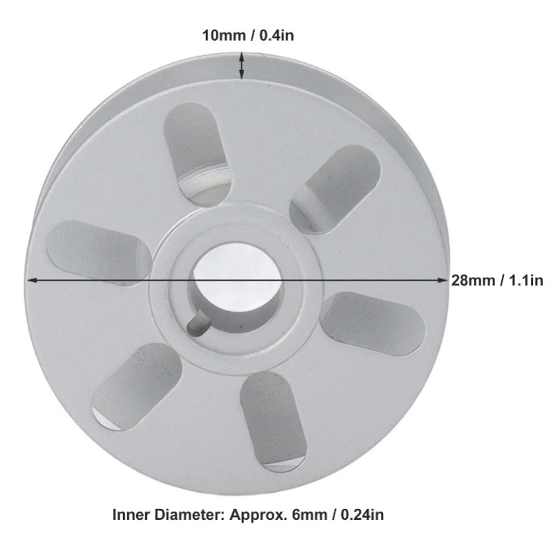 28MM Bobbin 0867154380 6 Hole Stainless Steel Bobbin Replacement For Durkopp Adler 867 868 Sewing Machine