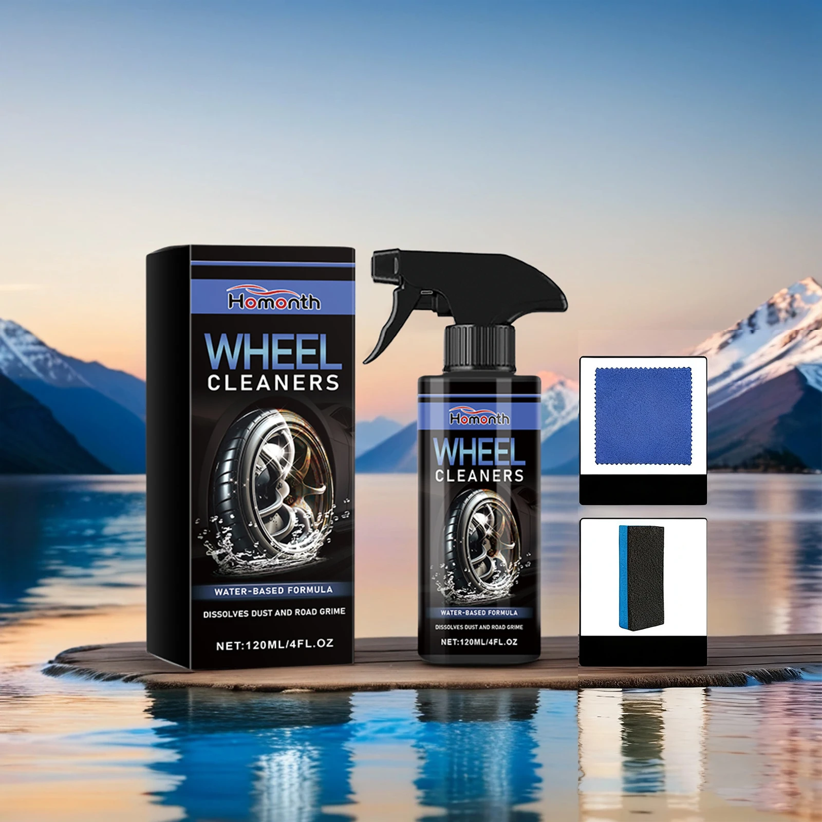 

120 мл спрей для чистки ободов, спрей для удаления пыли, автомобильный очиститель обода для автомобилей, грузовиков, внедорожников и многого другого