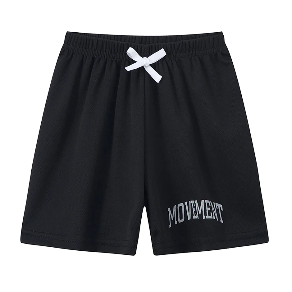 1/3/5 шт. летние детские однотонные быстросохнущие дышащие шорты для мальчиков, спортивные повседневные брюки для бега, пляжные шорты для отдыха для девочек