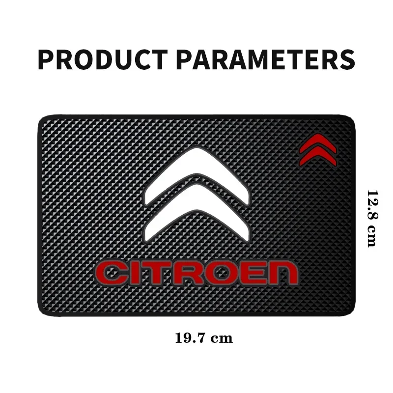 سيارة سجادة ضد الإنزلاق الداخلية لوحة القيادة الهاتف سيليكون المضادة للانزلاق وسادة لسيتروين C1 C2 C3 C4 5 6 8 C4L DS3 DS4 DS5LS DS6 اكسسوارات